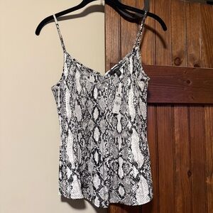 NWT Express Snakeskin Print Tank Top